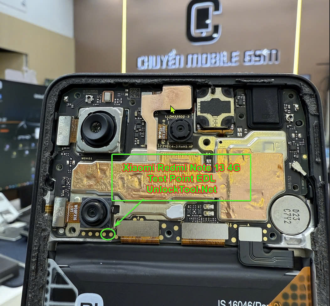Xiaomi Redmi Note 13 4G EDL Test Point | Test Point UnlockTool