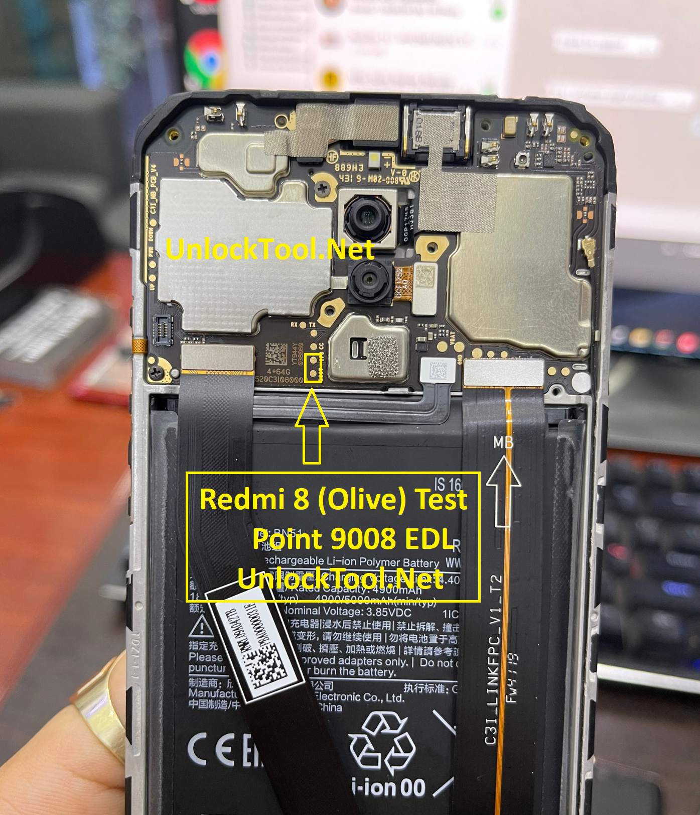 Redmi note 12 4g (tapas) | Test Point UnlockTool